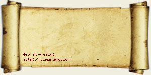 Lepa Vlahović vizit kartica